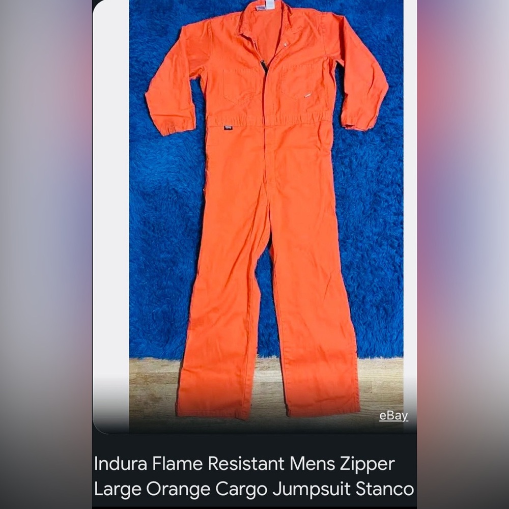 Stanco Orange brand fiber Coveralls/Jumpsuit